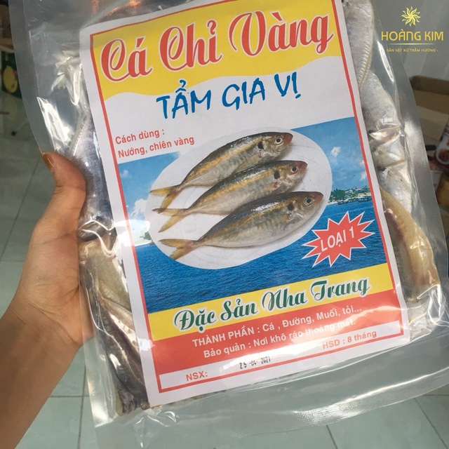 🔥 Túi 500g Cá chỉ vàng khô loại ngon🔥 Đặc sản Nha Trang