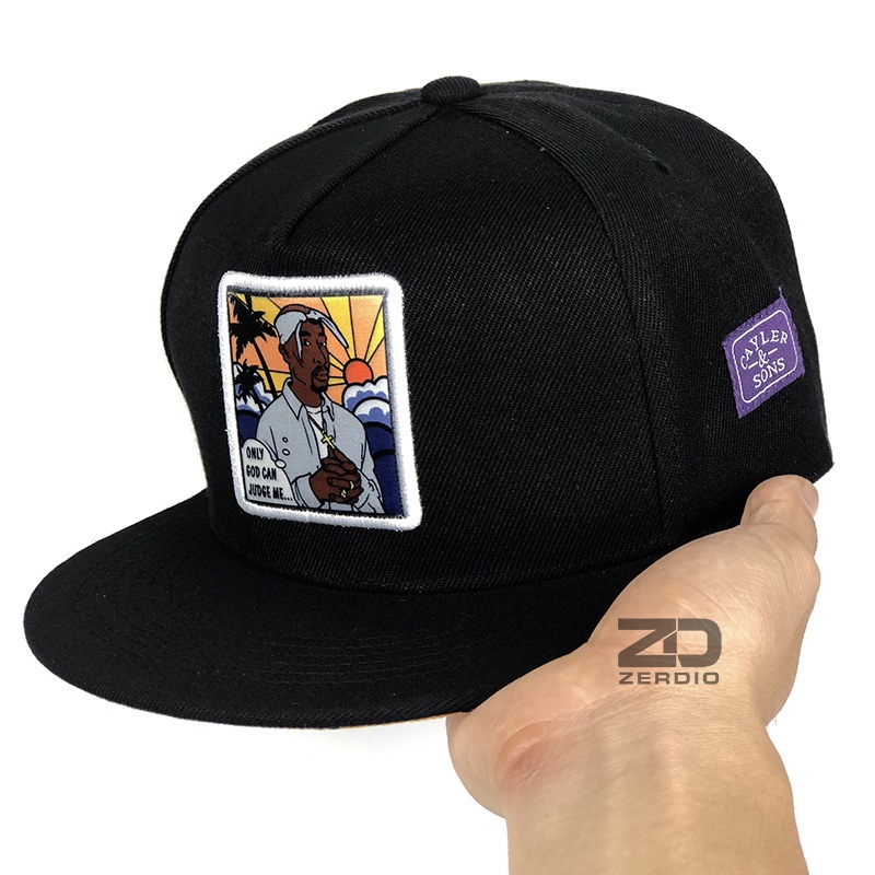 Nón Snapback, mũ hiphop nam nữ màu đen phong cách thời trang cá tính