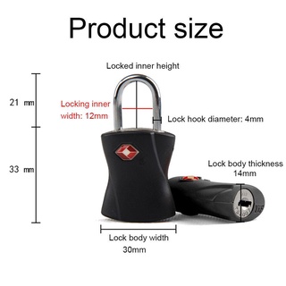 GOODV  TSA Customs Lock High Security Small Suitcase Locks