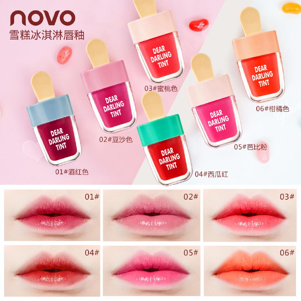 Son Kem NOVO Dưỡng Ẩm Trang Điểm Làm Đẹp Phong Cách Hàn Quốc
