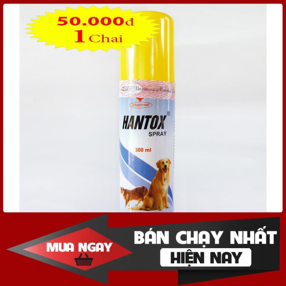 [ Bán sỉ ] Xịt Hantox (Diệt ve rận, vi khuẩn ký sinh) - 300ml