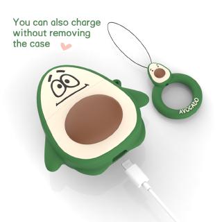 Vỏ Bảo Vệ Hộp Đựng Tai Nghe Airpods 1 / 2 Hình Quả Bơ Đáng Yêu