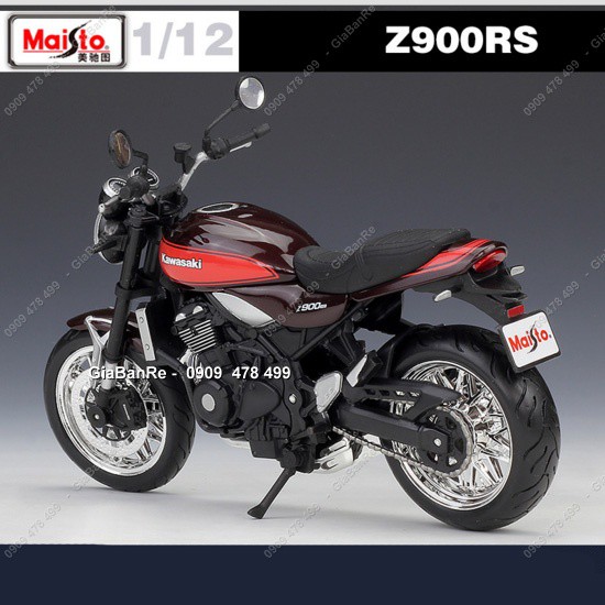 Xe Mô Hình Kawasaki Z900rs Classic Tỉ Lệ 1:12 - Maisto - Đỏ Đen  - 8685