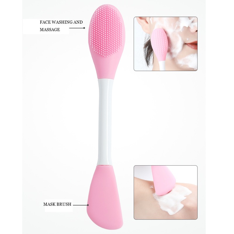 Cọ silicone Hai Đầu Dùng Để Quét Mặt Nạ Tiện Dụng