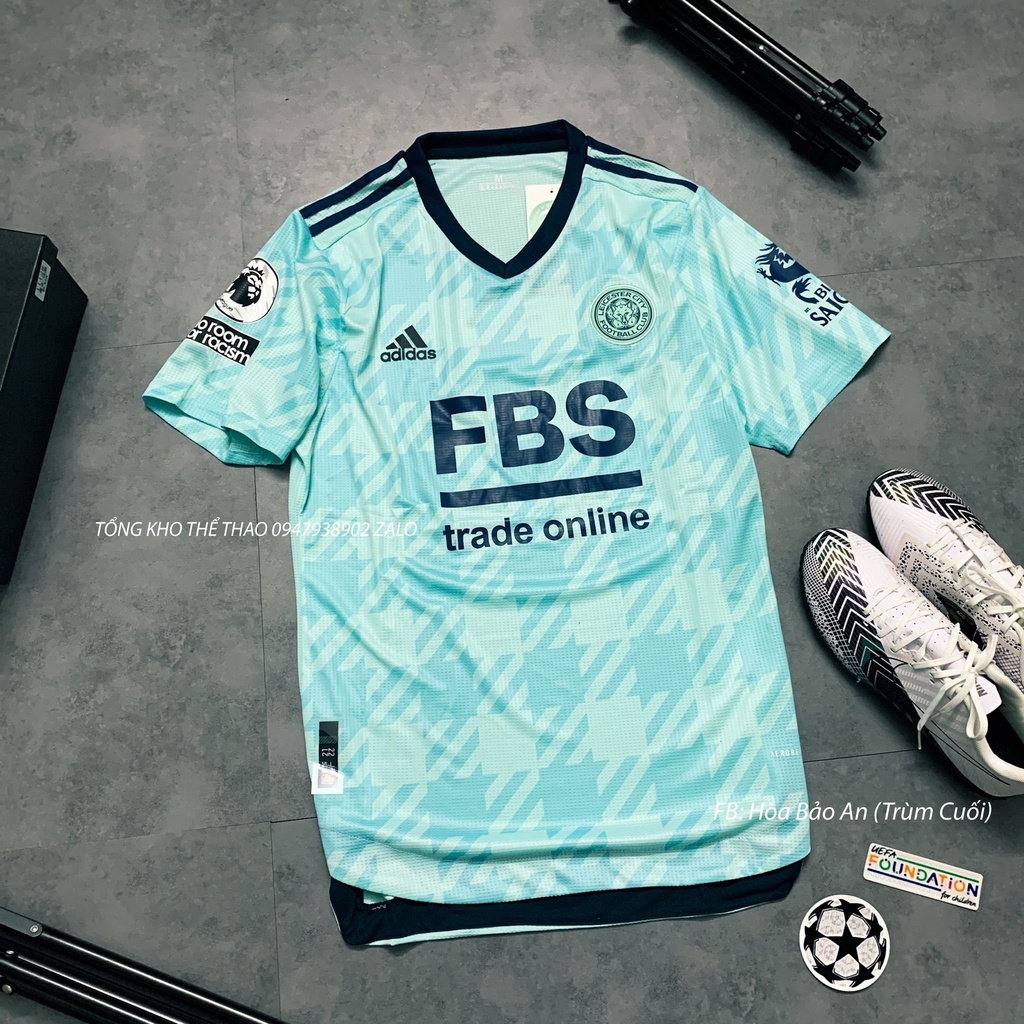 Bộ Quần Áo Leicestercity màu xanh ngọc mẫu mới nhất 2022/ Hàng cao cấp Thailand