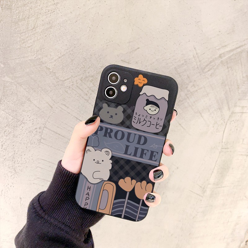 Ốp lưng điện thoại IP Proud Life cạnh vuông in hình viền 6/6s/6plus/6splus/7/7plus/8/8plus/X/Xs/XsMax/11/11promax/12