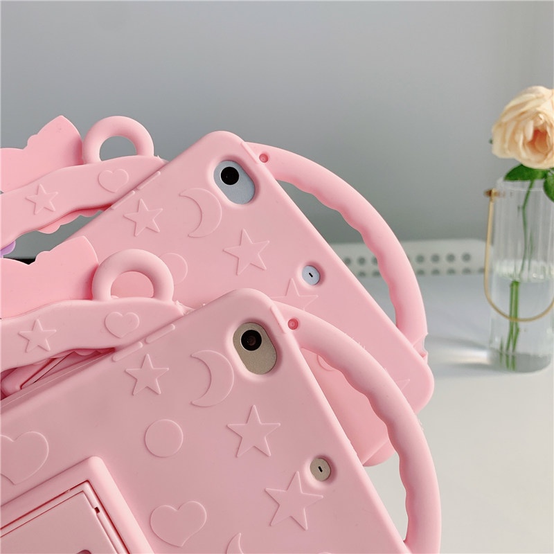 Ốp máy tính bảng silicon mềm hình hoạt hình có dây đeo vai cho Xiaomi Mi Pad 5 /Mi Pad 5 Pro 11"