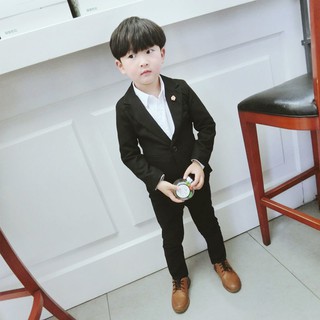 Vest bé trai màu đen T511