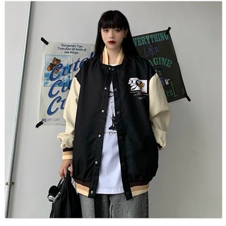 Áo khoác thời trang trẻ trung năng động Loyalboutique - Áo khoác Bomber in hình Goofy hoạt hình siêu dễ thưLoyalboutique