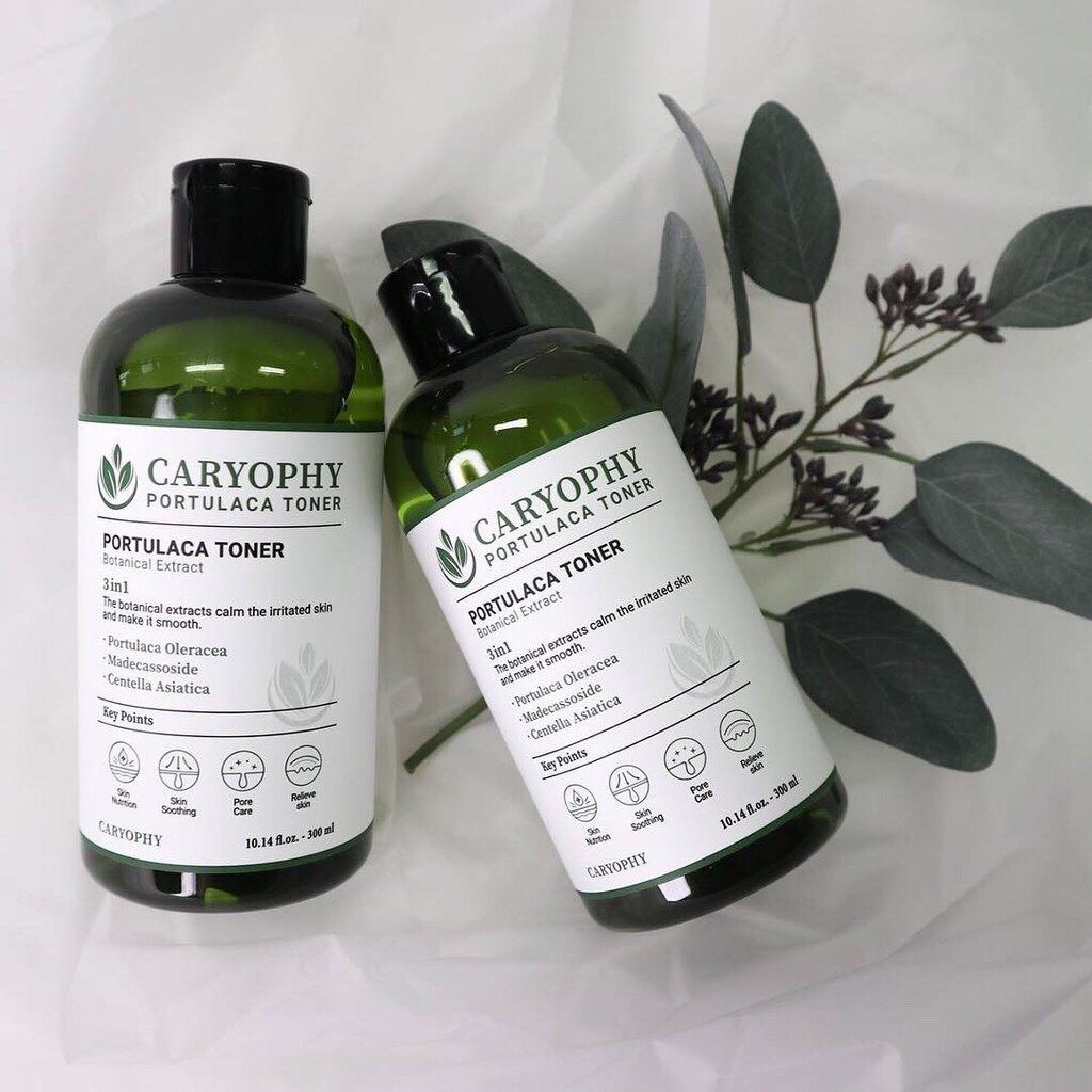 Combo làm sạch da, ngăn ngừa mụn và thâm Caryophy (Toner 300ml + Serum 10ml) | BigBuy360 - bigbuy360.vn