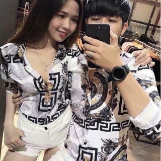 [Complex]Áo sơ mi đôi 3dversaci