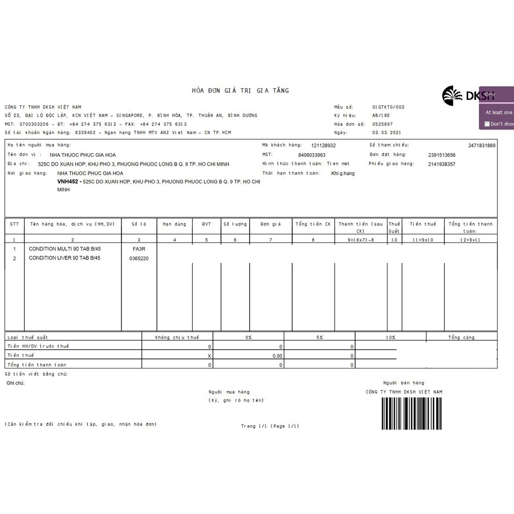 Viên uống bổ sung Vitamin tổng hợp Condition Multi - Hộp 90 viên