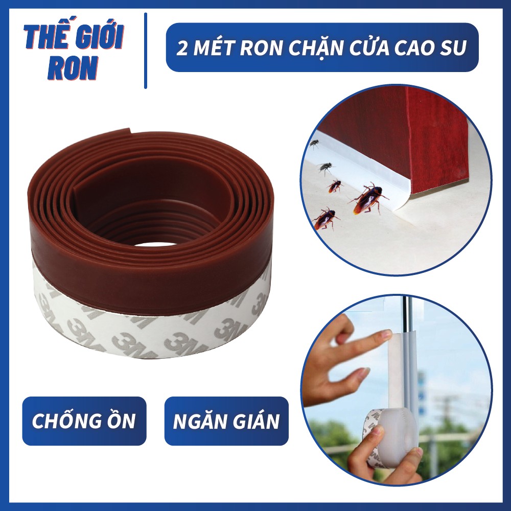 Ron Dán Khe Cửa Chống Ồn Ngăn Bụi, 2 Mét Thanh Dán Cửa Chống Côn Trùng 25 35 45mm