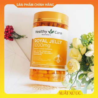 [ Chính Hãng] Viên Uống Sữa Ong Chúa Của Úc Healthy Care 365 Viên
