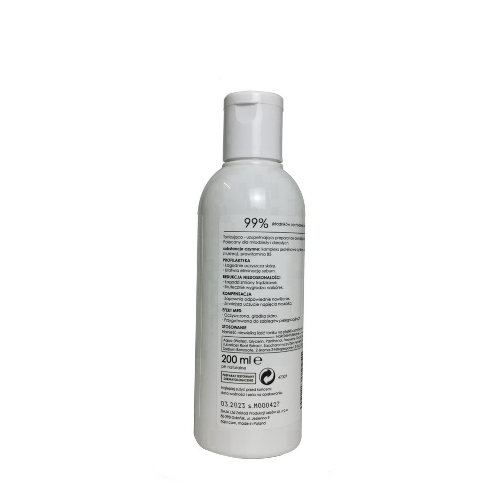 Ziaja - Nước Hoa Hồng Dành Cho Da Mụn Med Xanh 200ml