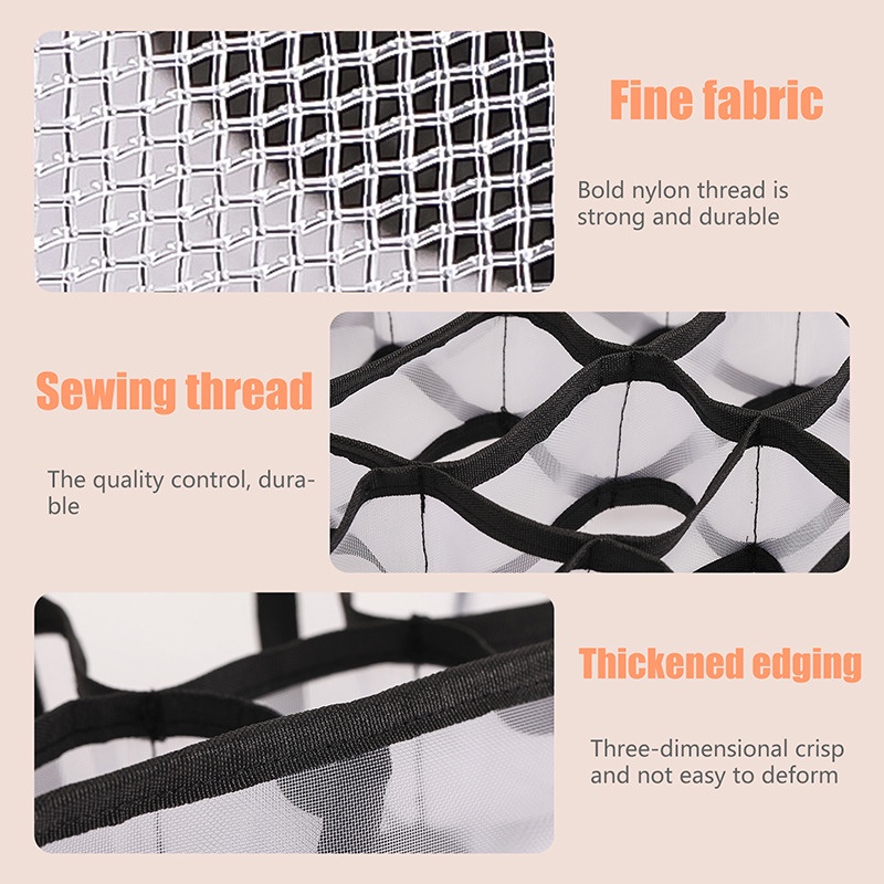 Hộp Chia Ngăn Đựng Vớ/Đồ Lót Chia Ngăn Bằng Vải Không Dệt Trong Suốt Chất Lượng Cao