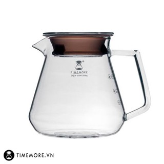 Bình thuỷ tinh phục vụ cafe Timemore - 600ml