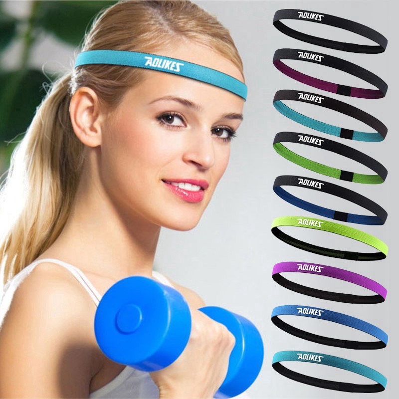 Băng Đô Headband Băng Trán Thể Thao Aolikes Chặn Mồ Hôi Tập Gym, Yoga, Chạy Bộ