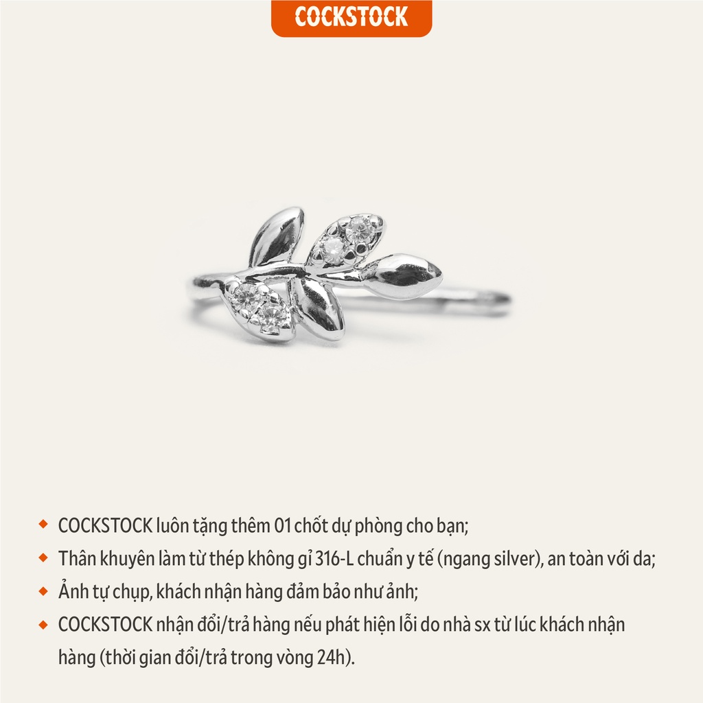 Khuyên tai kẹp Vomer CockStock