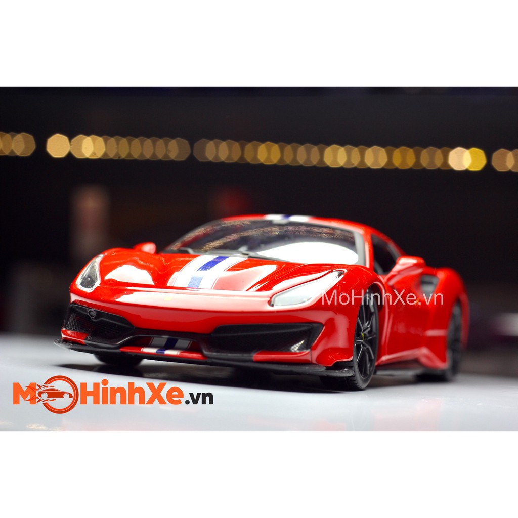 MÔ HÌNH XE FERRARI 488 PISTA 1:24 BBURAGO