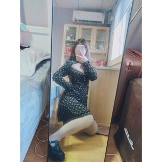 [Sẵn Hàng]♥️Đầm,Váy Cổ Nga Hoa Nhí Dáng Dài(ảnh thật)Size S,M,L
