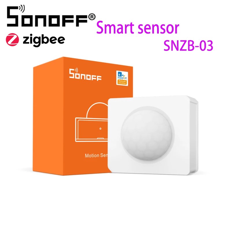 [Mã LIFEXANH03 giảm 10% đơn 500K] Cảm biến nhiệt chuyển động Sonoff Snzb-03 - Zigbee, cảm biến chống trộm báo động