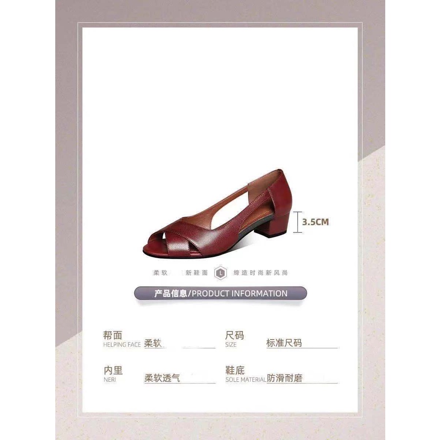 Giày Sandal Cao Gót Đế Mềm Dày Dặn Thời Trang Mùa Hè 2022 Cho Nữ