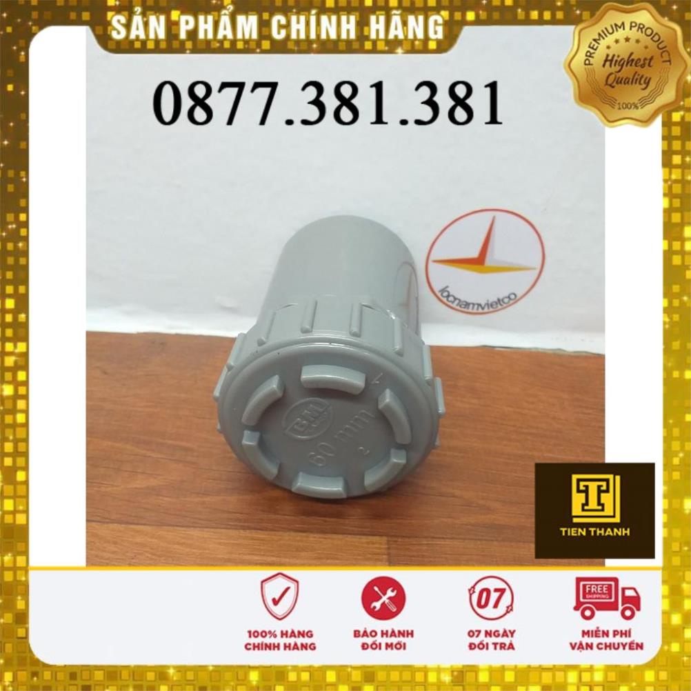 Bít xả ren ngoài Pvc phi 60 Bình Minh
