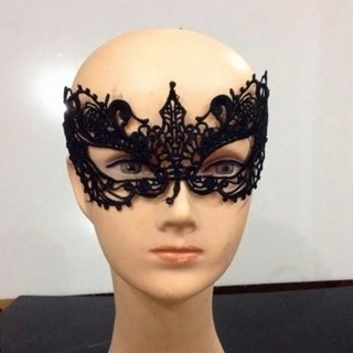 Mặt nạ ren màu đen gợi cảm cho tiệc hóa trang Halloween  hàng chất