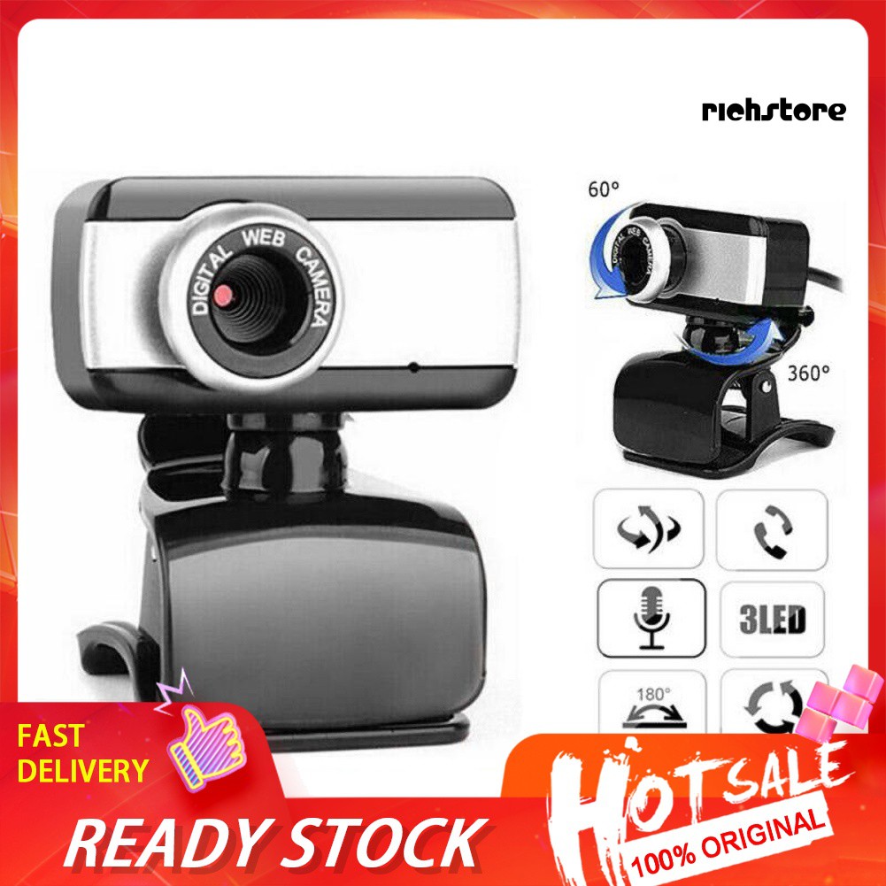 Webcam Usb 2.0 640x480 Có Mic Cho Máy Tính | BigBuy360 - bigbuy360.vn