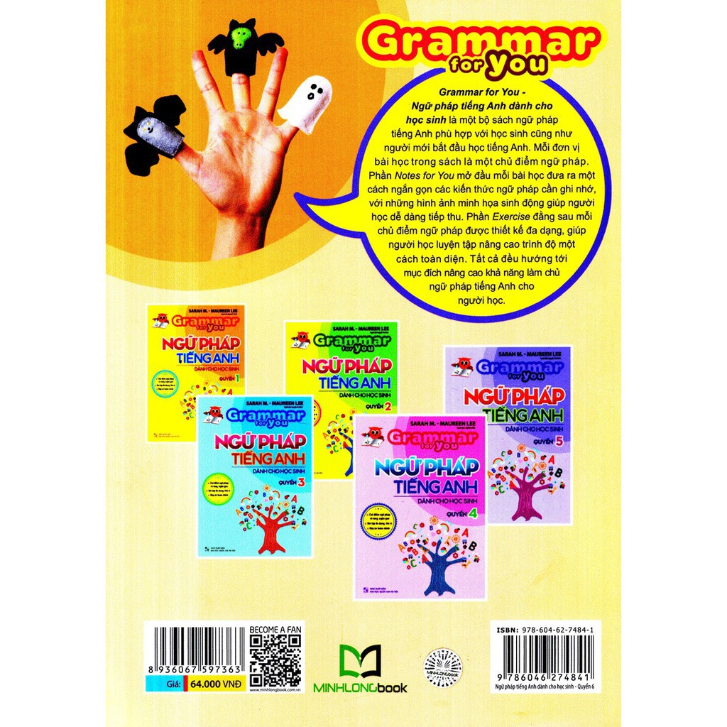 Sách - Grammar For You - Book 6 / Ngữ Pháp Tiếng Anh Cho Học Sinh - Tập 6