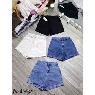 Quần short , quần đùi  jean - kaki basic ( ảnh thật )