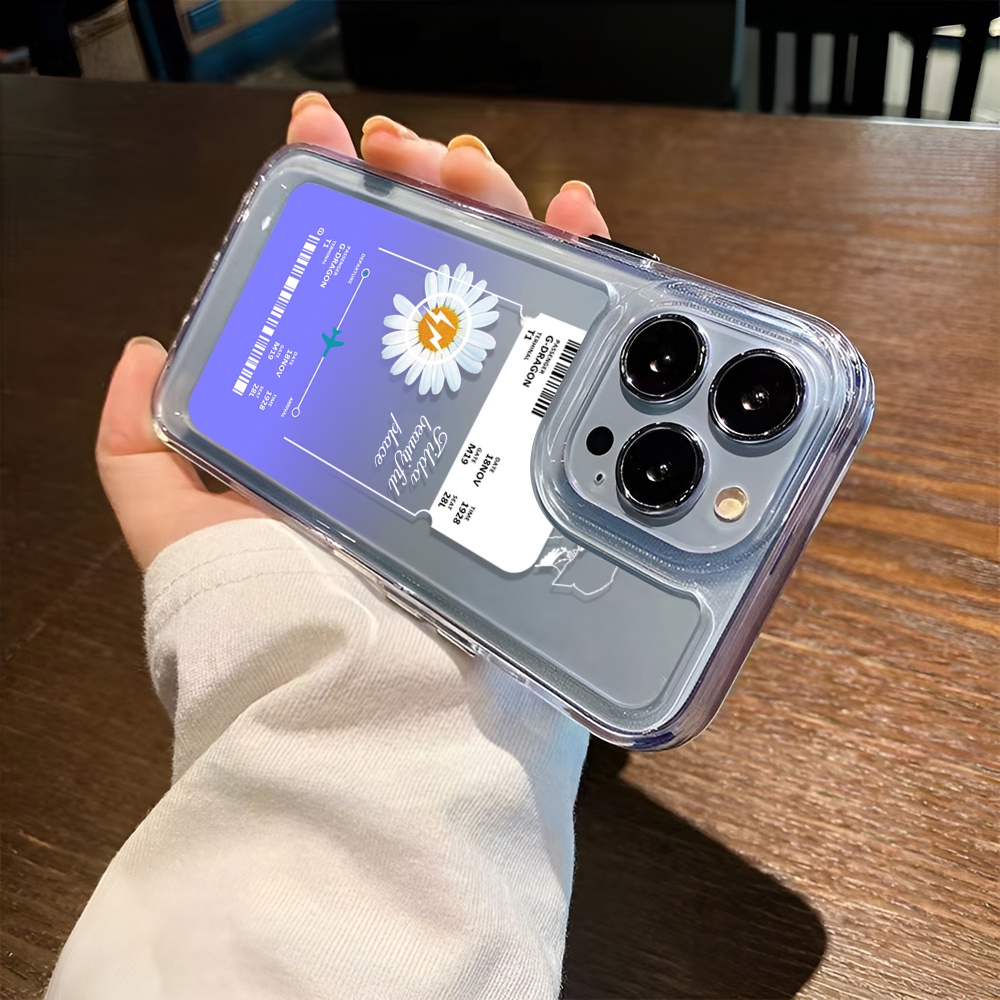 Ốp Điện Thoại Trong Suốt Hình Hoa Cúc Cho iphone 14 Plus 11 13promax 12 7Plus X XS Max 7 8 SE 2020