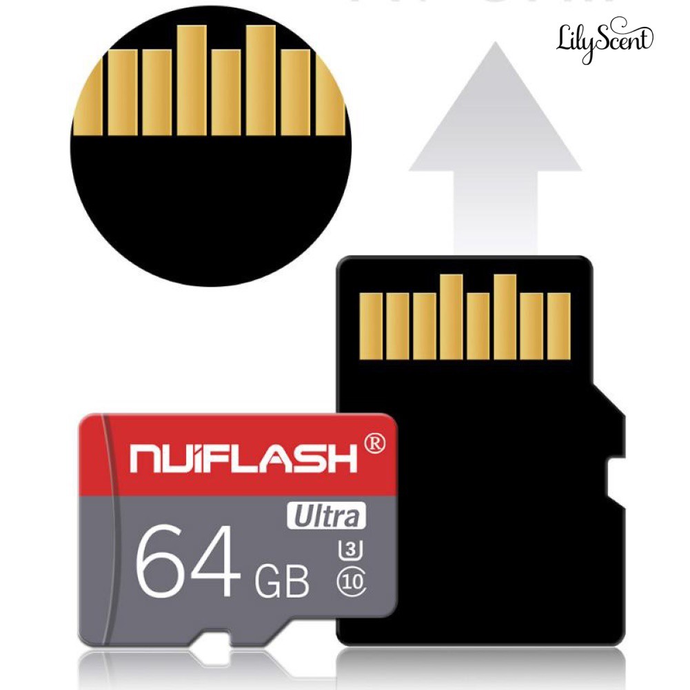 Thẻ Nhớ Nuiflash U3 4 / 8 / 16 / 32 / 64g Tf Micro Cho Điện Thoại Máy Ảnh