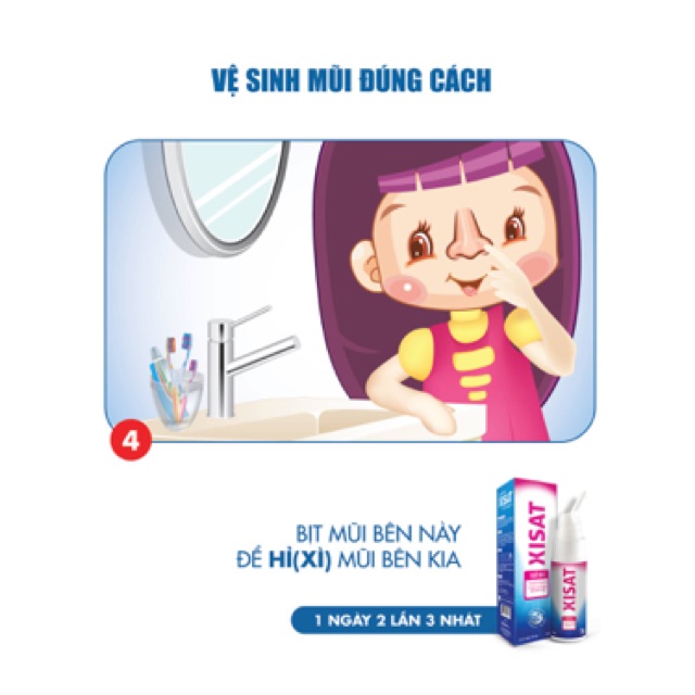 XISAT XỊT MŨI TRẺ EM