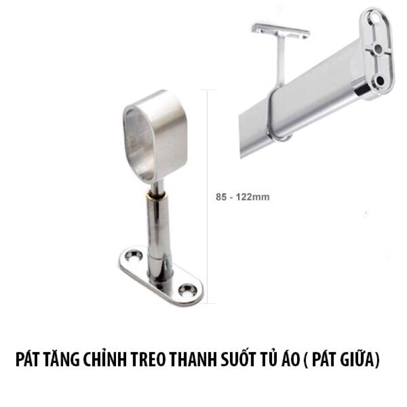 Pát đỡ giữa thanh nhôm| bát đỡ thanh nhôm 2 đầu| pass nhôm kiểu