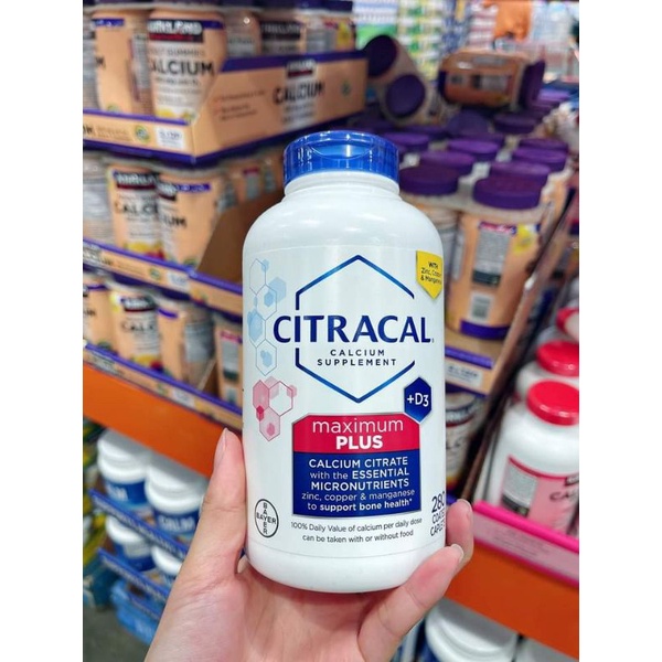 Viên uống bổ sung Canxi Citracal Maximum Calcium Citrate +D3 280 viên