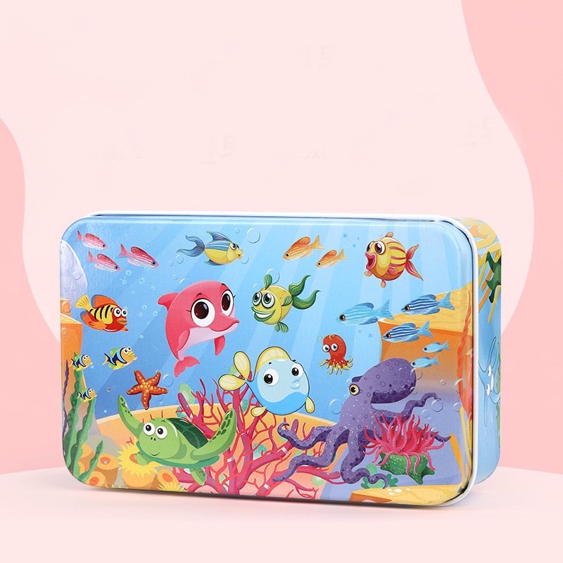 [ Rẻ Vô Địch ] Bộ Tranh Ghép Hình Bằng Gỗ ép 60 Mảnh Cho Bé Giúp Phát Triển Tư Duy Sáng Tạo.