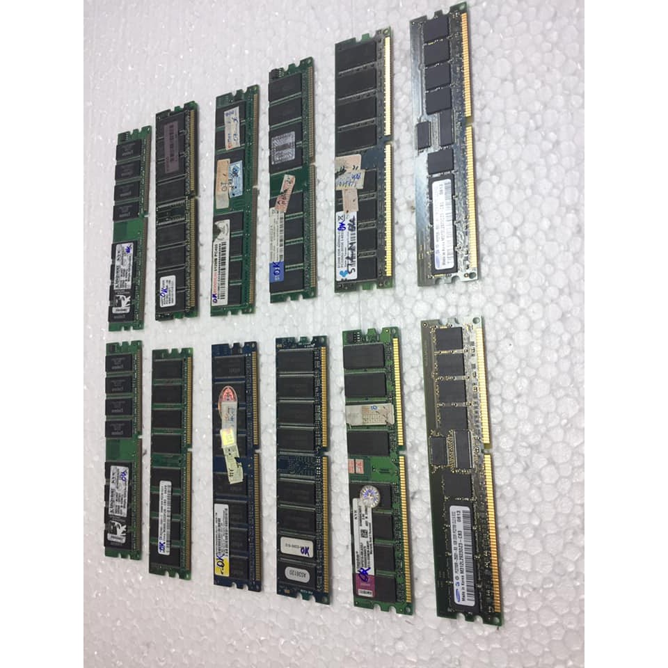 Ram DDRam Máy tính 256Mb PC 333 PC 400