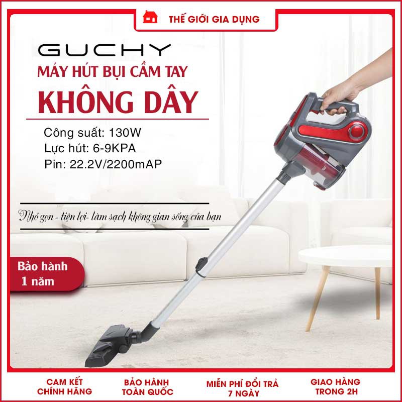 MÁY HÚT BỤI CẦM TAY KHÔNG DÂY GUCHY - MÁY HÚT BỤI  GIA ĐÌNH MINI- LỰC HÚT CỰC MẠNH- PIN CỰC KHỎE, NHỎ GỌN, TIỆN LỢI! | BigBuy360 - bigbuy360.vn