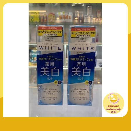 Hàng Chính Hãng  Sữa Dưỡng Trắng Da Kose White 140ml Định Giang JP