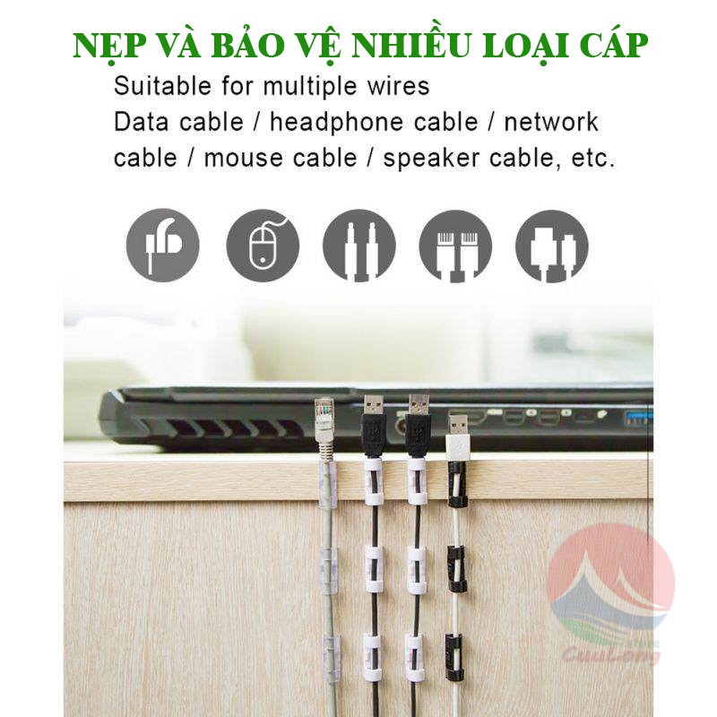 Nẹp Dây Cáp Máy Tính Dây Điện Trang Trí, Tặng Keo 3M Dính Chắc Chắn, nẹp kẹp dây cáp, nẹp trang trí đẹp
