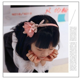 Xước/Bờm Tóc Hình Thỏ Con Đáng Yêu Cho Bé Gái