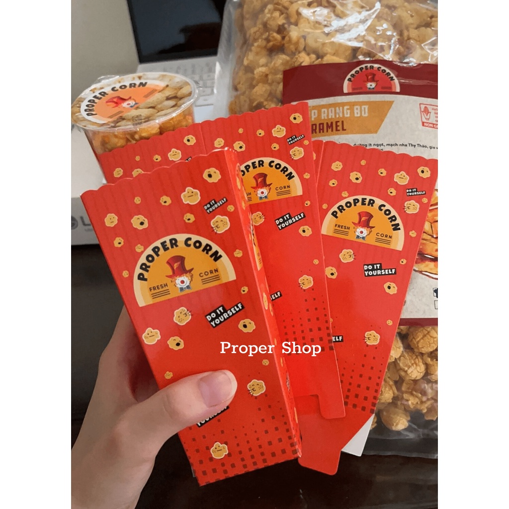 Cốc giấy đựng bắp rang bơ Proper