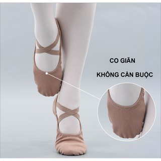 Giày Múa Ballet Chất Thun / GB02