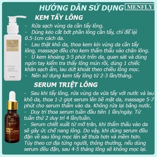 [Tặng Serum Triệt Lông Vĩnh Viễn 89k]kem tẩy lông Huyền Phi