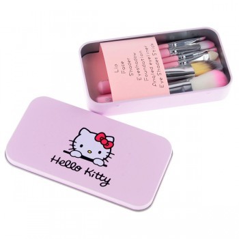 BỘ CỌ TRANG ĐIỂM CÁ NHÂN 7 MÓN XINH XẮN HELLO KITTY HỘP ĐẸP