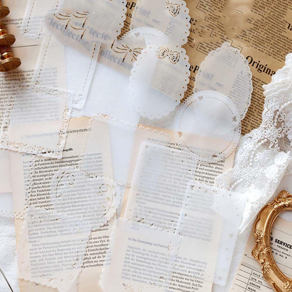 PATRICIA Sổ Ghi Chú Trong Suốt Chống Thấm Nước Nhỏ Gọn Tiện Dụng Note