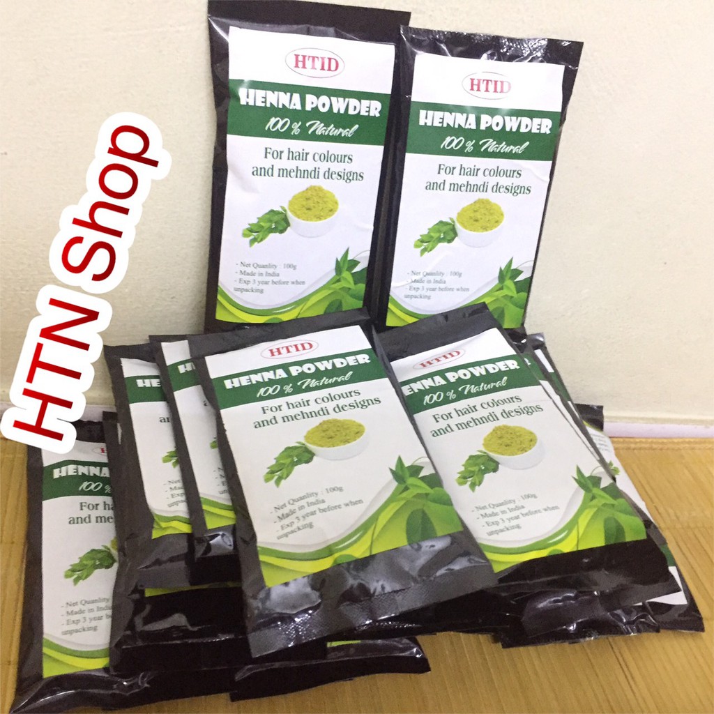 Henna nhuộm tóc đen tự nhiên 100g - Henna Powder black