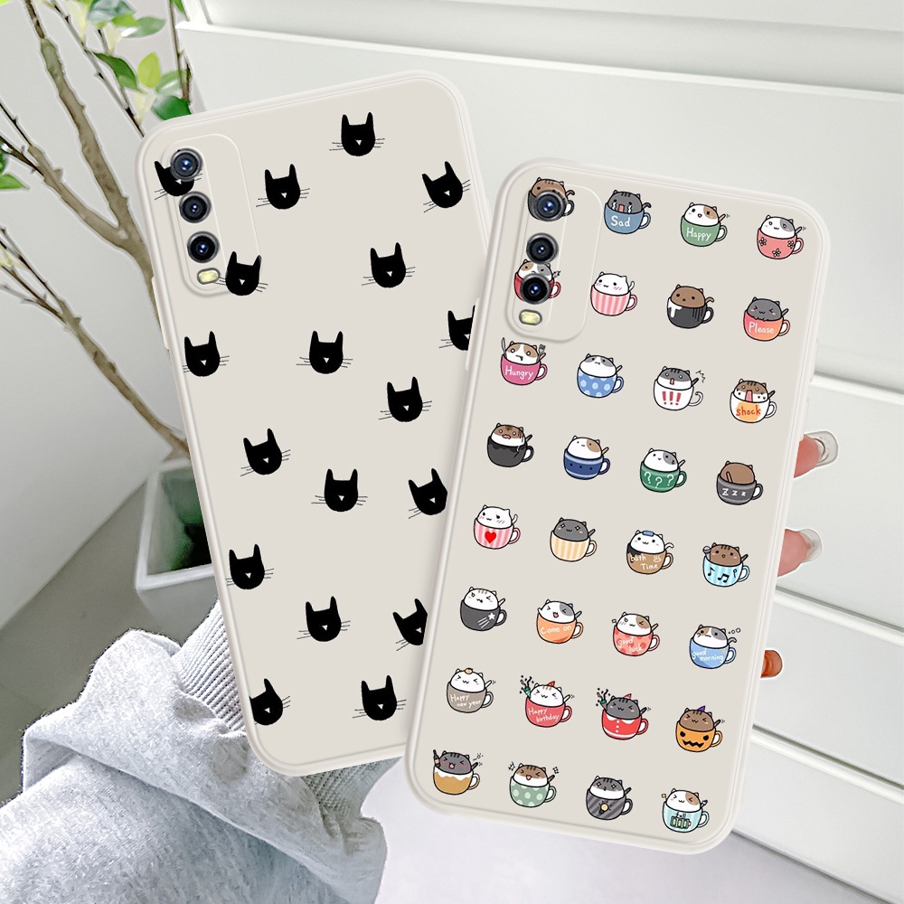 Ốp Điện Thoại Silicone Mềm In Hình Mèo TPA Cho Oneplus 8 PRO 9RT 7 PRO 7T PRO #H165